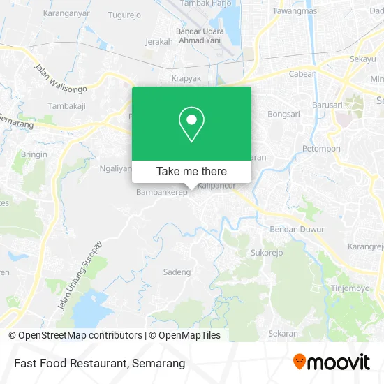 Fast Food Restaurant map