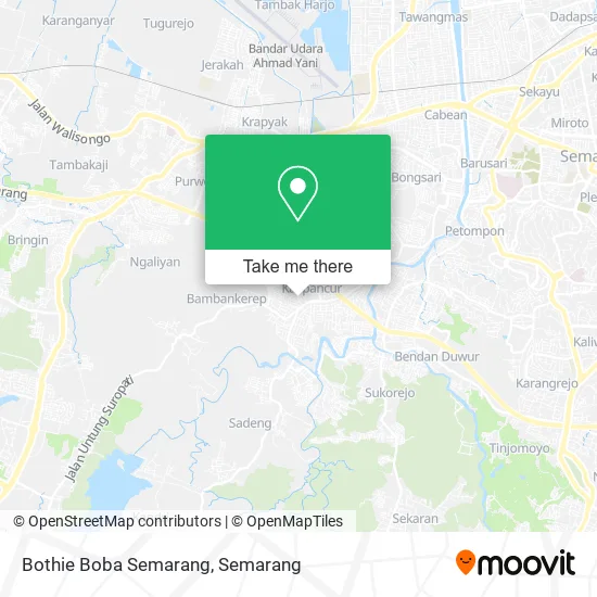 Bothie Boba Semarang map