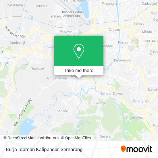 Burjo Idaman Kalipancur map