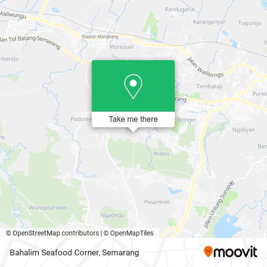 Bahalim Seafood Corner map