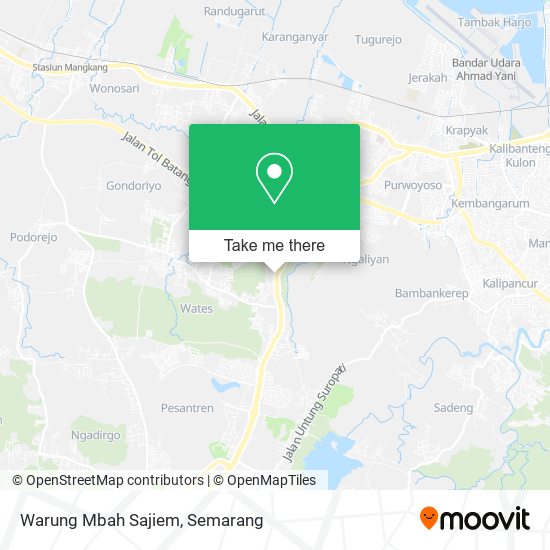 Warung Mbah Sajiem map