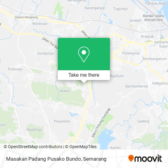 Masakan Padang Pusako Bundo map