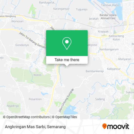 Angkringan Mas Sarbi map