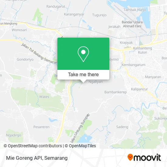 Mie Goreng API map