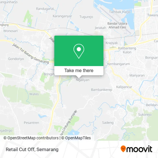 Retail Cut Off map