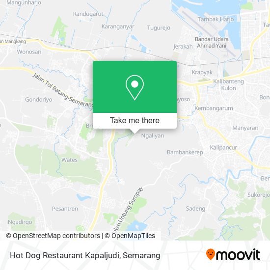 Hot Dog Restaurant Kapaljudi map