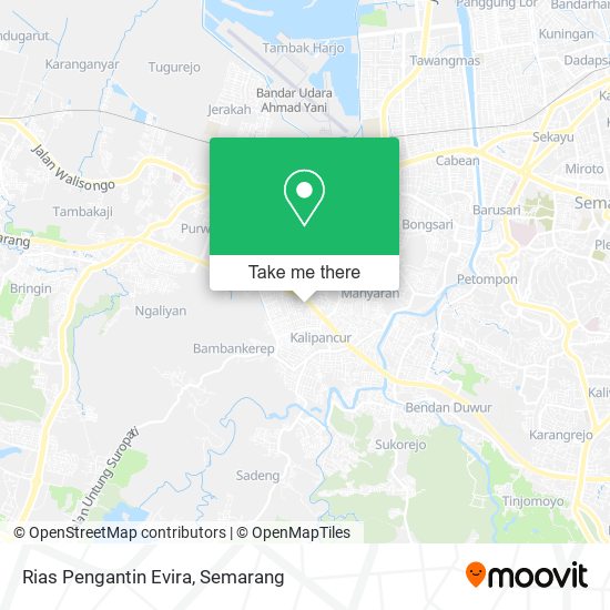 Rias Pengantin Evira map