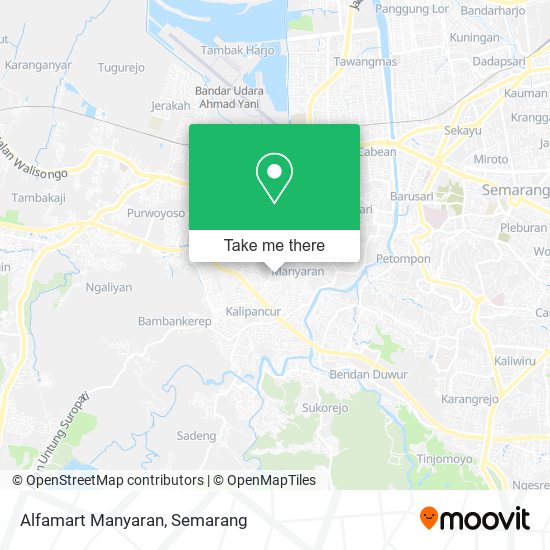 Alfamart Manyaran map