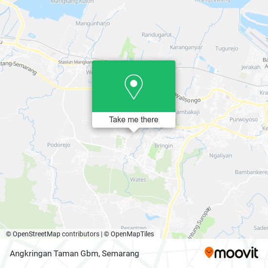 Angkringan Taman Gbm map