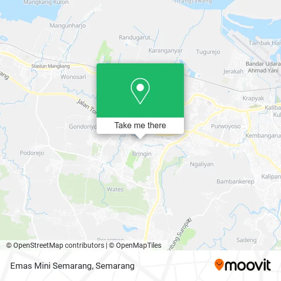 Emas Mini Semarang map