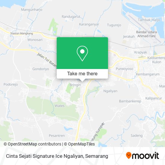 Cinta Sejati Signature Ice Ngaliyan map