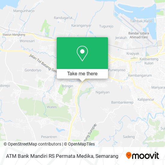 ATM Bank Mandiri RS Permata Medika map