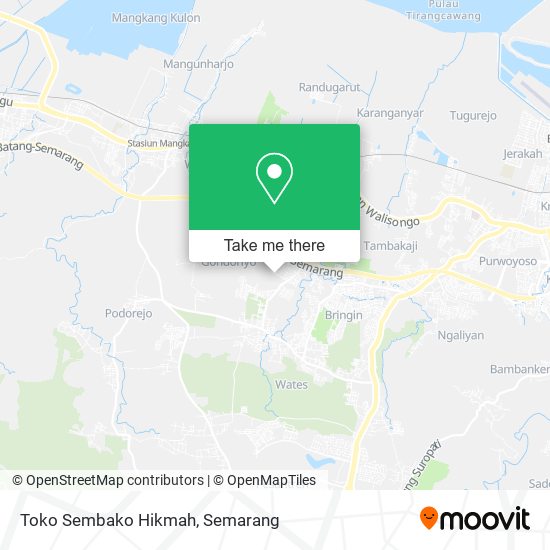 Toko Sembako Hikmah map