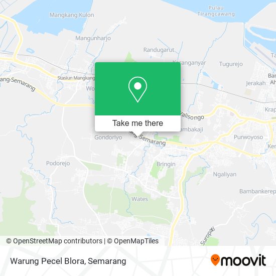 Warung Pecel Blora map