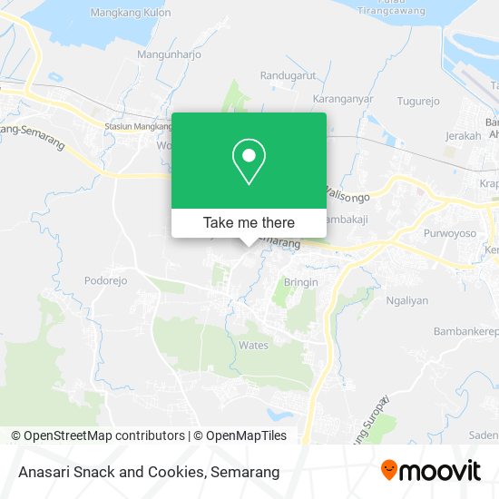 Anasari Snack and Cookies map