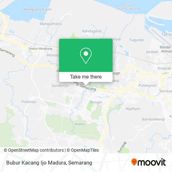 Bubur Kacang Ijo Madura map