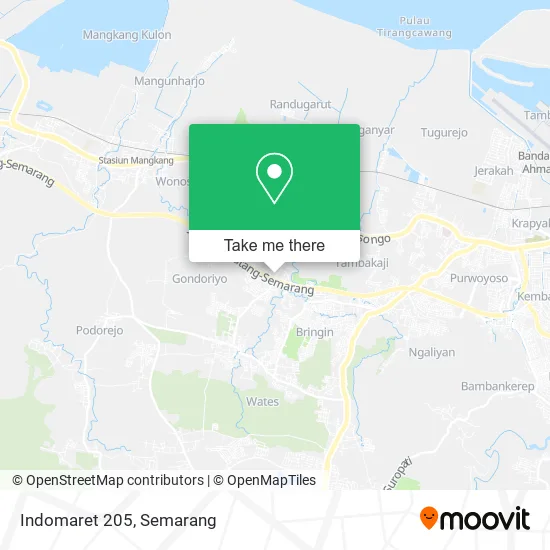 Indomaret 205 map