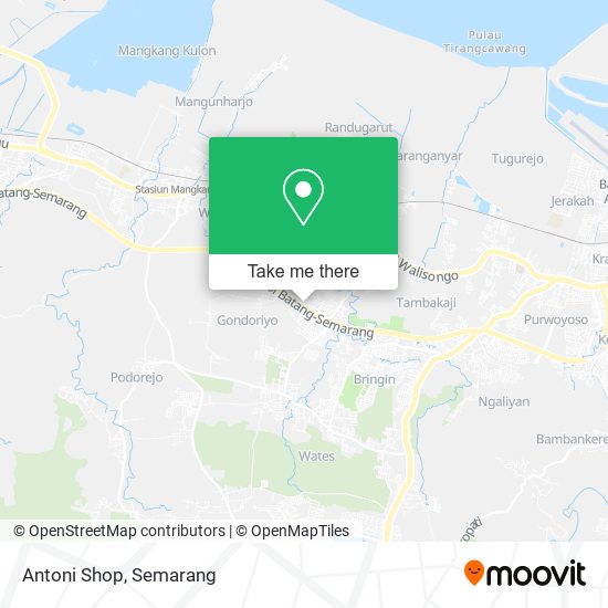 Antoni Shop map