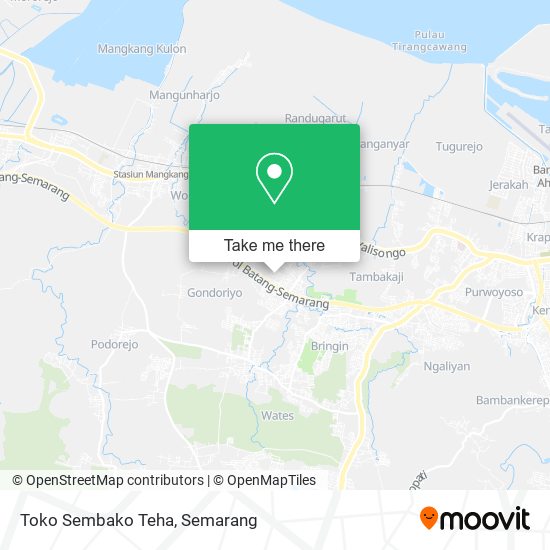 Toko Sembako Teha map