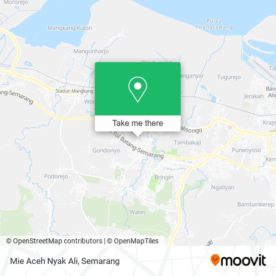 Mie Aceh Nyak Ali map