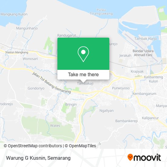 Warung G Kusnin map