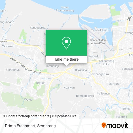 Prima Freshmart map