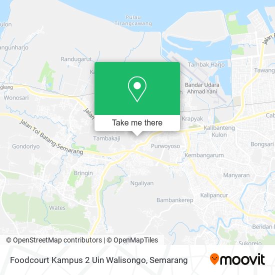 Foodcourt Kampus 2 Uin Walisongo map