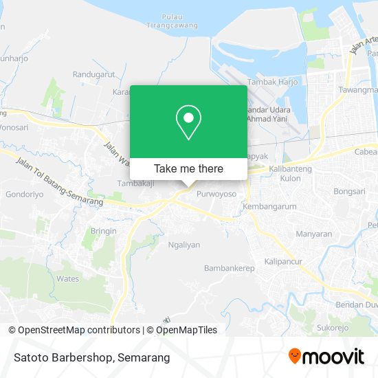 Satoto Barbershop map