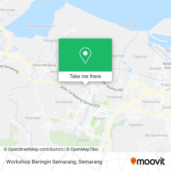 Workshop Beringin Semarang map