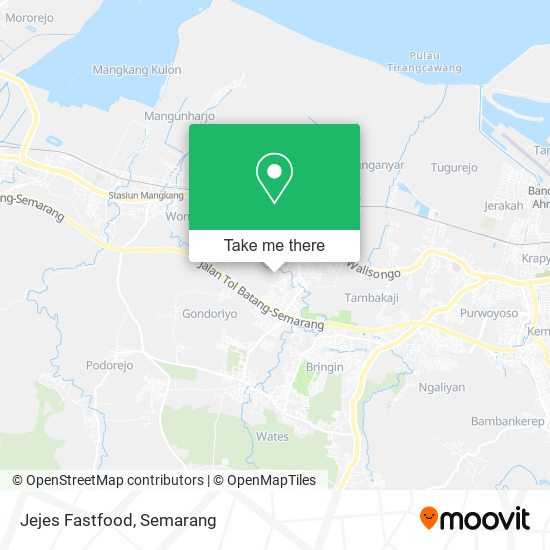 Jejes Fastfood map