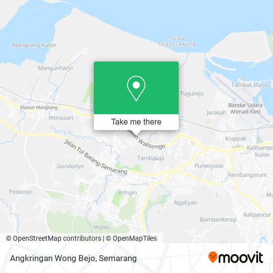 Angkringan Wong Bejo map
