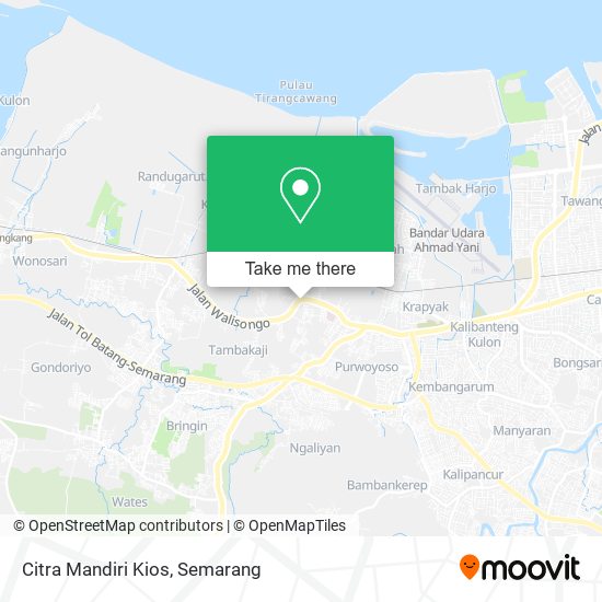 Citra Mandiri Kios map