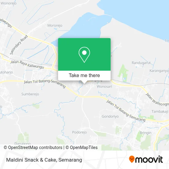 Maldini Snack & Cake map