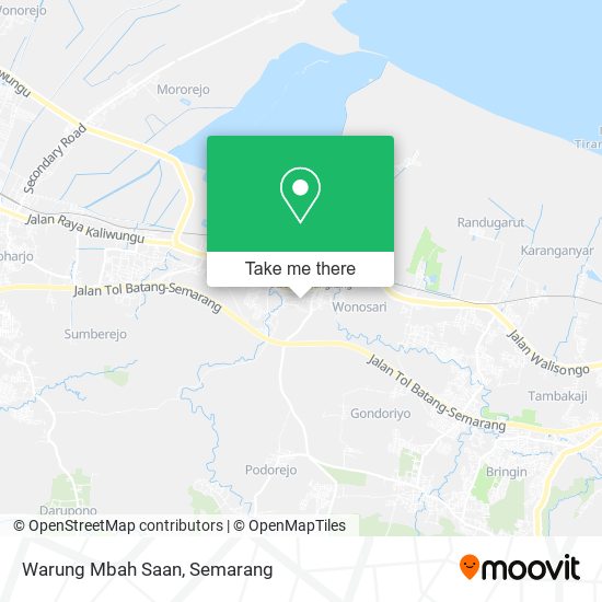 Warung Mbah Saan map