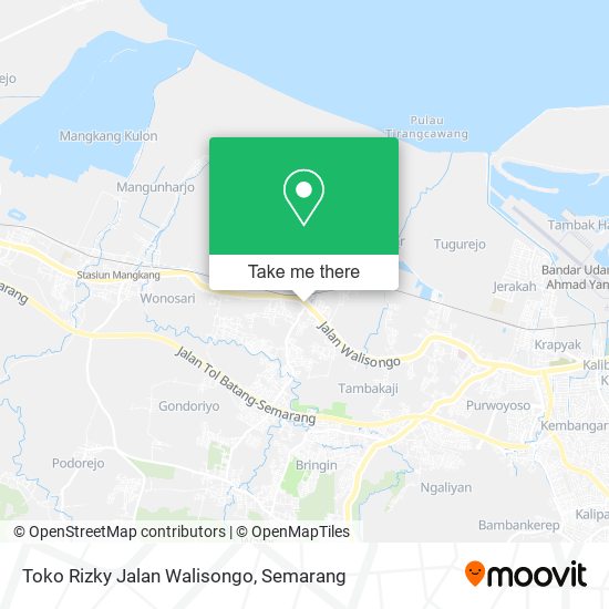 Toko Rizky Jalan Walisongo map