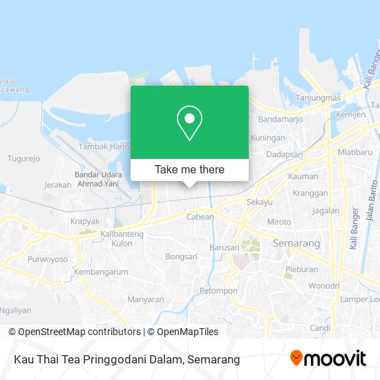 Kau Thai Tea Pringgodani Dalam map