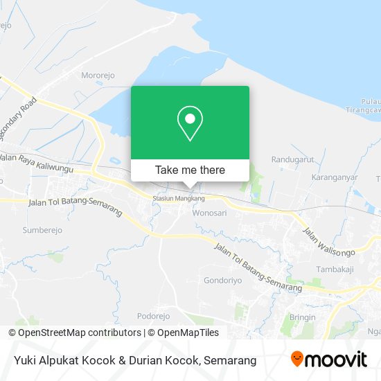 Yuki Alpukat Kocok & Durian Kocok map