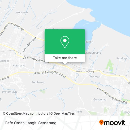 Cafe Omah Langit map