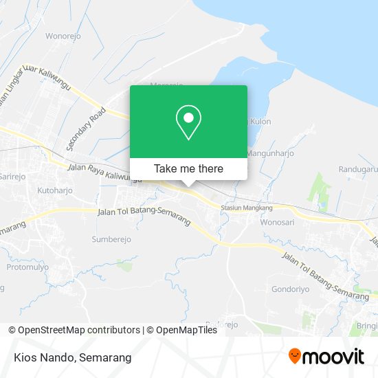 Kios Nando map