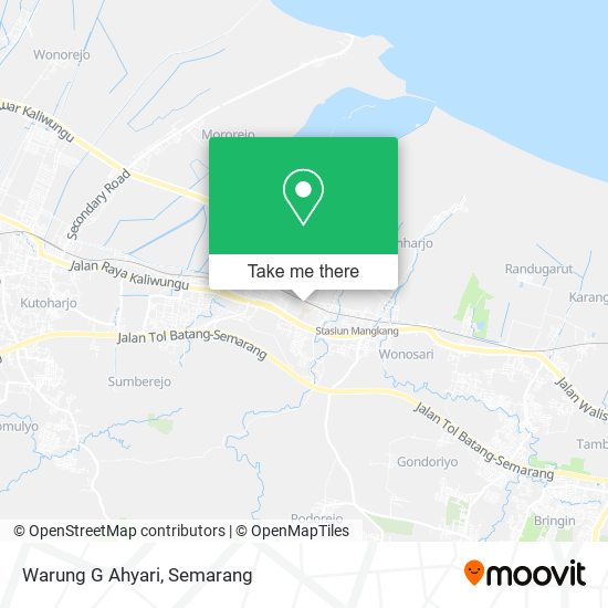 Warung G Ahyari map