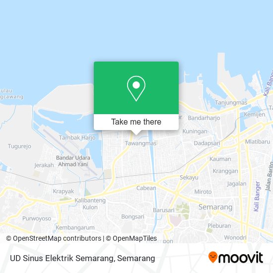 UD Sinus Elektrik Semarang map