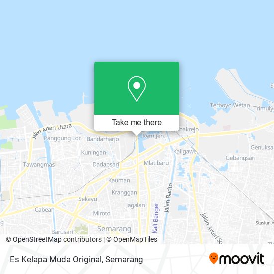 Es Kelapa Muda Original map