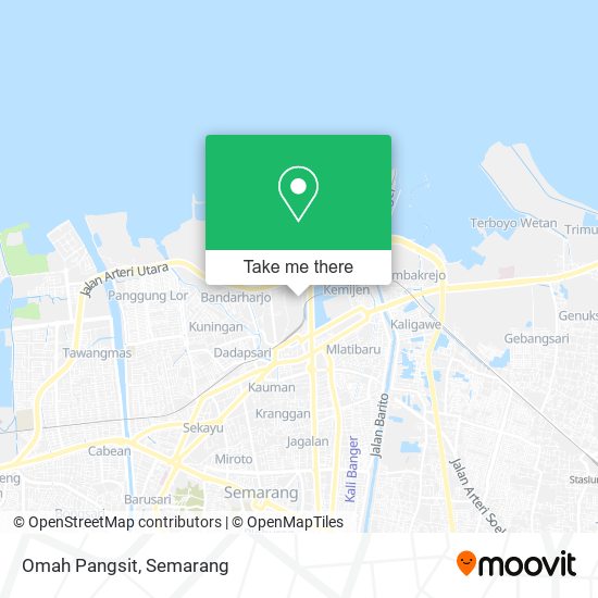 Omah Pangsit map