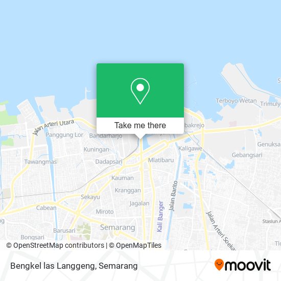 Bengkel las Langgeng map