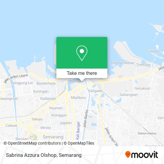 Sabrina Azzura Olshop map