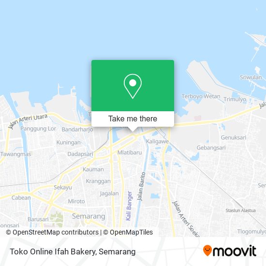 Toko Online Ifah Bakery map