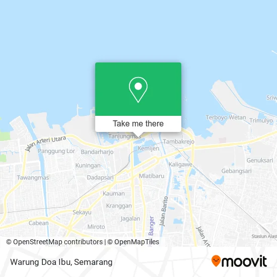 Warung Doa Ibu map