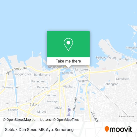 Seblak Dan Sosis MB Ayu map