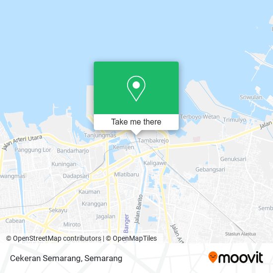 Cekeran Semarang map