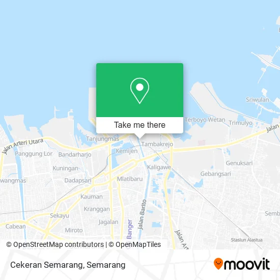 Cekeran Semarang map
